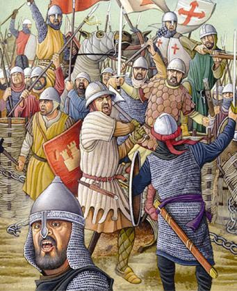 Navas de Tolosa, imagen, empieza la batalla