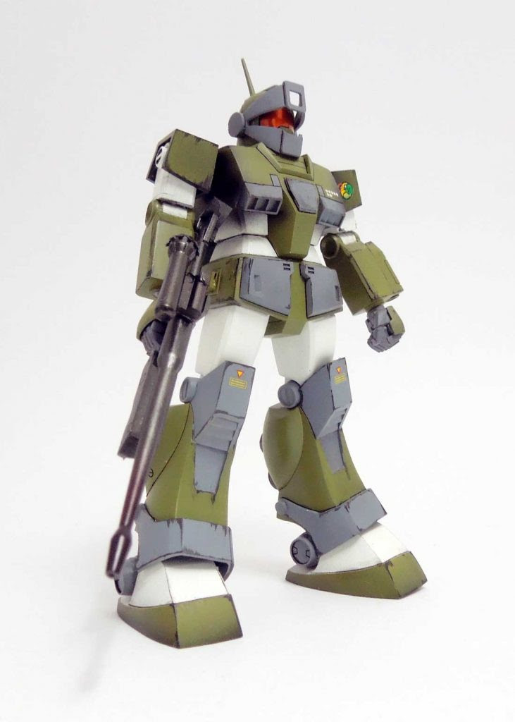 旧キット 1 144 ジムスナイパーカスタム完成報告 Uc Timeline ガンプラ好きだけど難しいことは出来ない