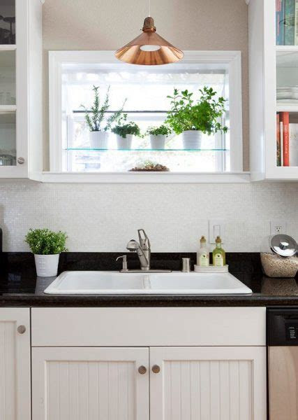 stylish window treatments kitchen sink window