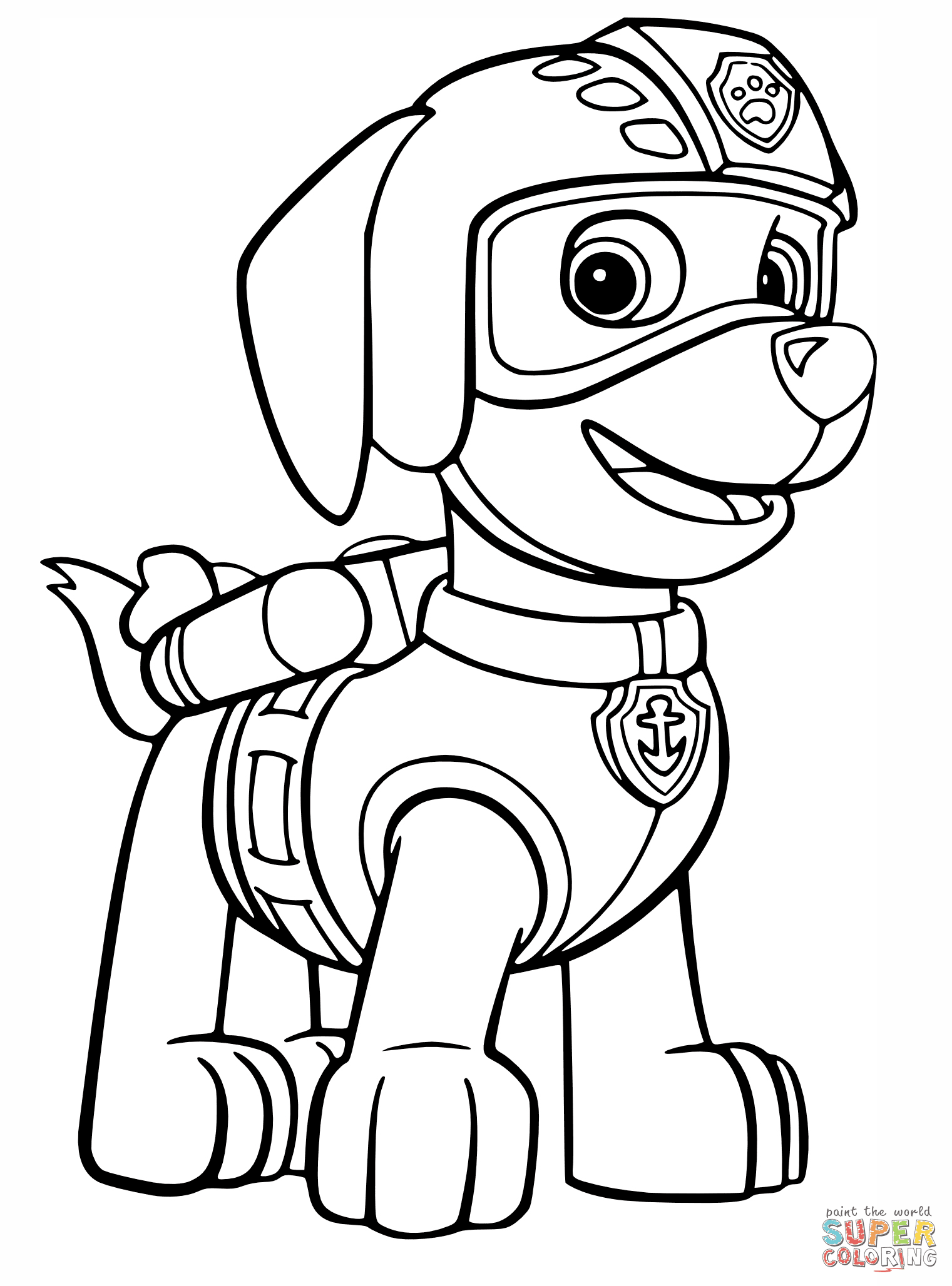 Paw Patrol Coloring Pages Free Coloring Pages