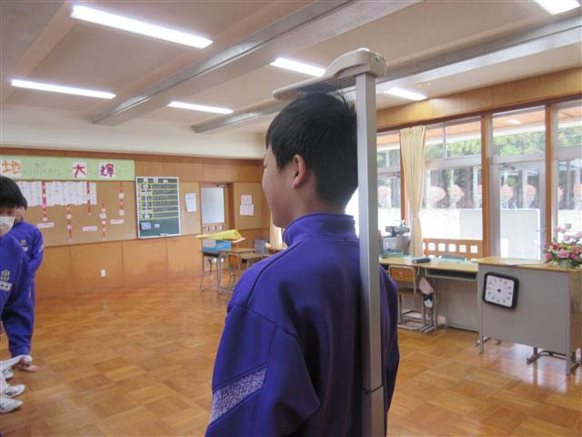 身体測定 東中学校ホームページ
