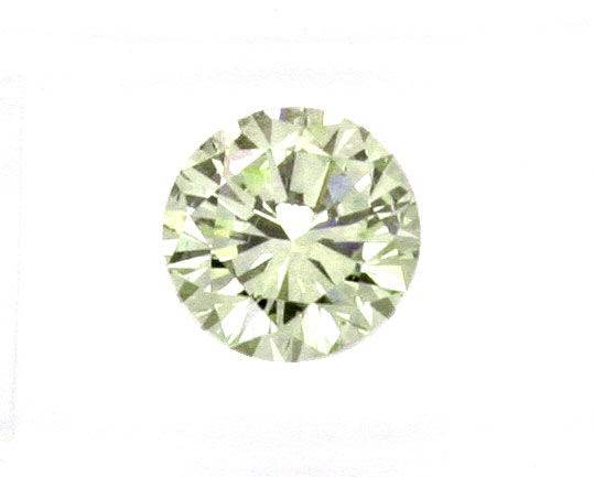 Originalfoto DIAMANT OLIVE HELLGRÜN BRILLANT VVSIGI