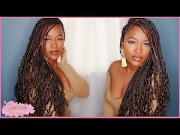 Top Small Bohemian Waist Length Goddess Box Braids, Video Bohemian Braids Hairstyles most searching!