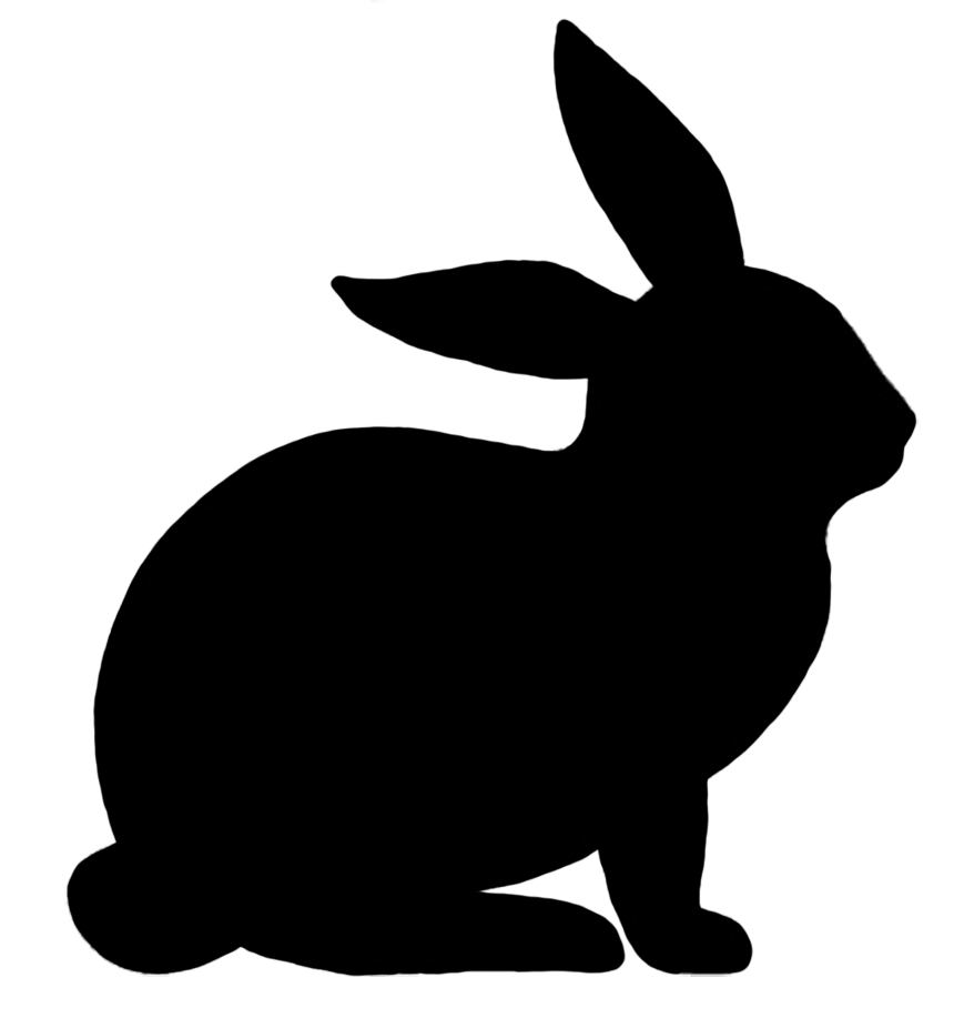 Download White Rabbit Silhouette at GetDrawings | Free download