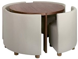Economy Apartment: space saving dining set