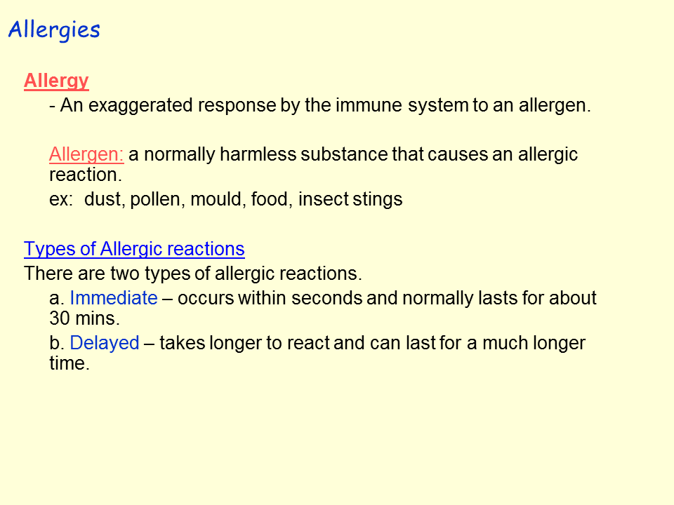 What are the types of immune response
