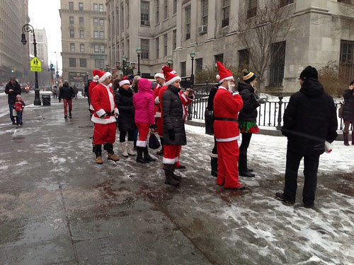 Santa Con participants, Brooklyn
