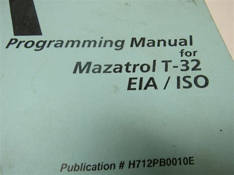 Free Mazatrol T32 Manual (PDF / ePub)