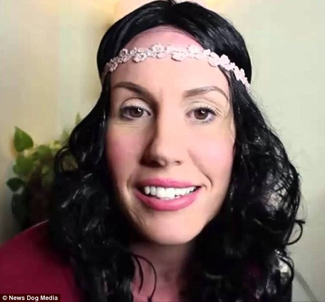  McDermott often changes her appearance in her videos 'because I want you to question why you think what you think and why you assert your beliefs all the time'