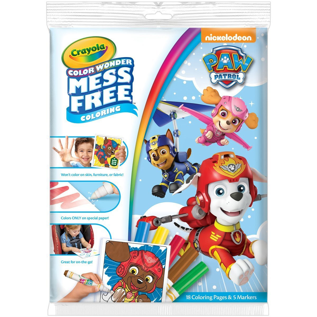 Download Crayola Paw Patrol Color Wonder Coloring Pad & Markers ...