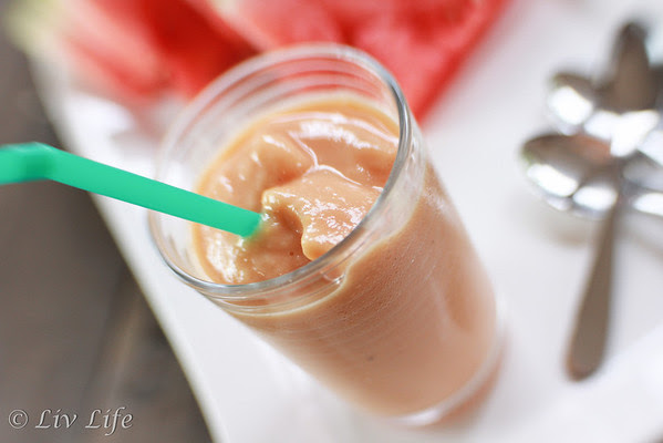 Watermelon Banana Smoothie 