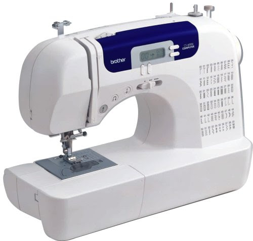 Brother CS6000i Feature-Rich Sewing Machine With 60 Built-In Stitches, 7 styles of 1-Step Auto-Size Buttonholes, Quilting Table, 