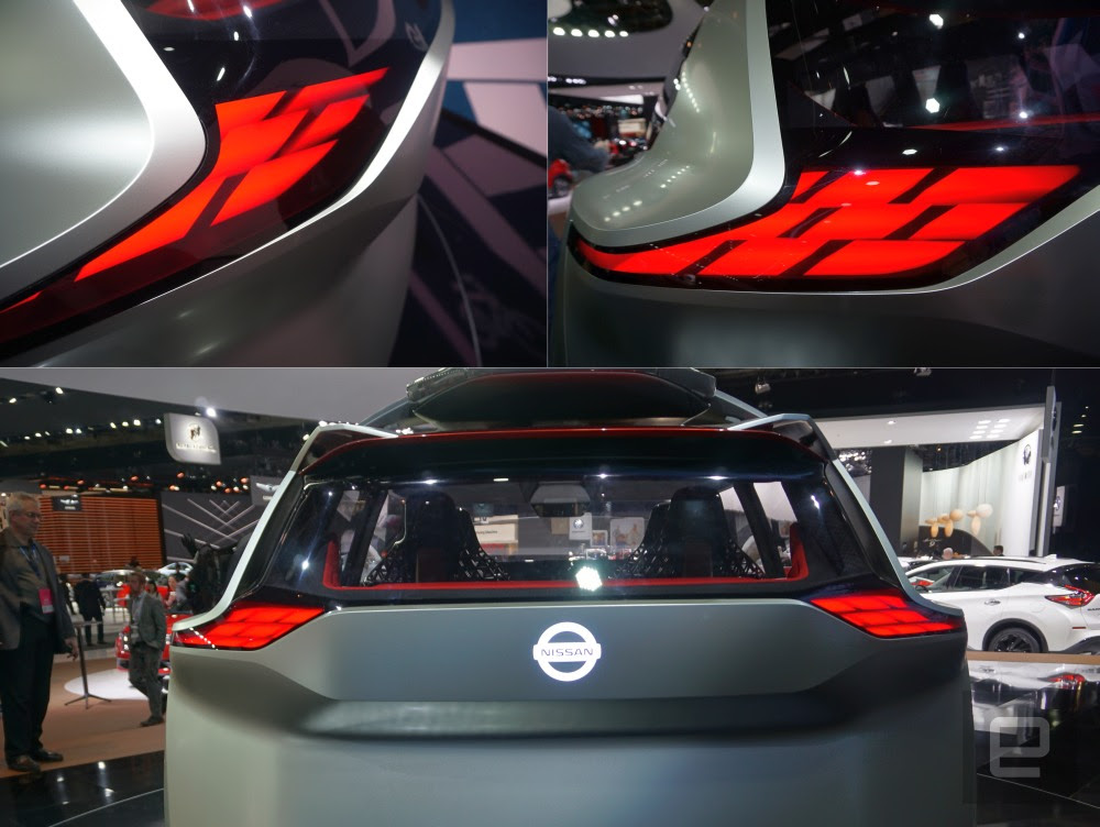 Nissan Xmotion "holographic" lights