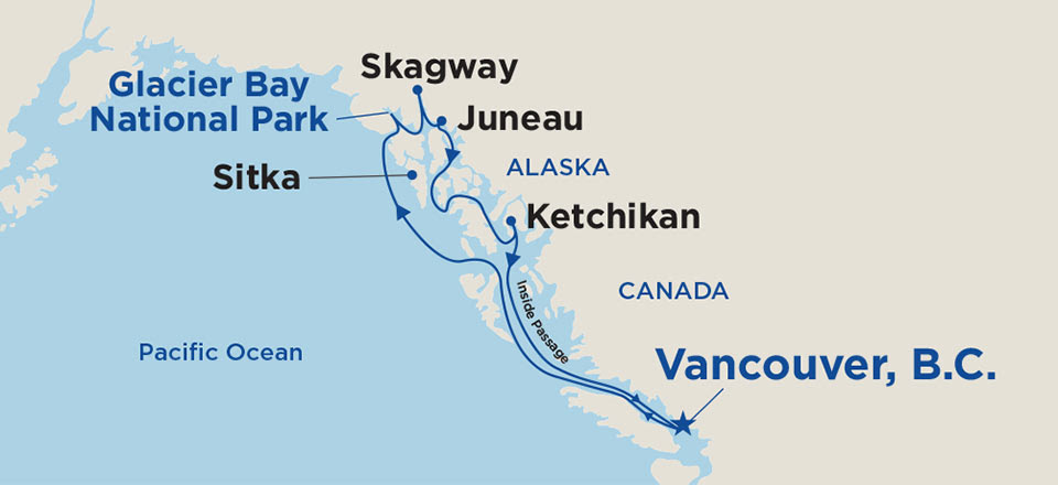 alaska cruise from vancouver canada
