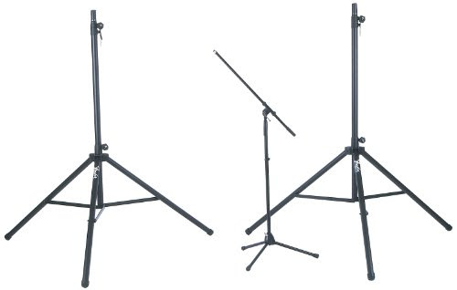 FENDER ST-280KIT Tripod Microphone  &  Speaker Stands