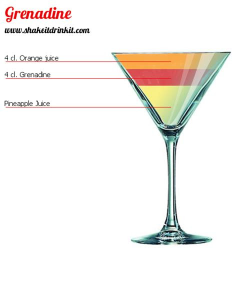 grenadine  alcohol cocktail recipe instructions