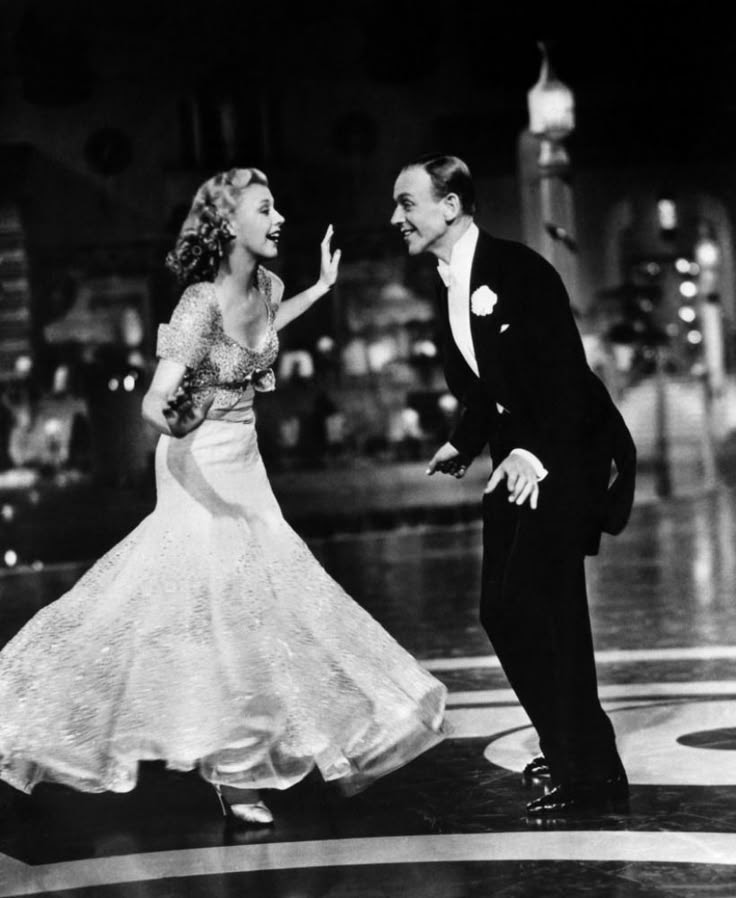 Remember, everything Fred Astaire did...Ginger Rogers did backwards and in heels!