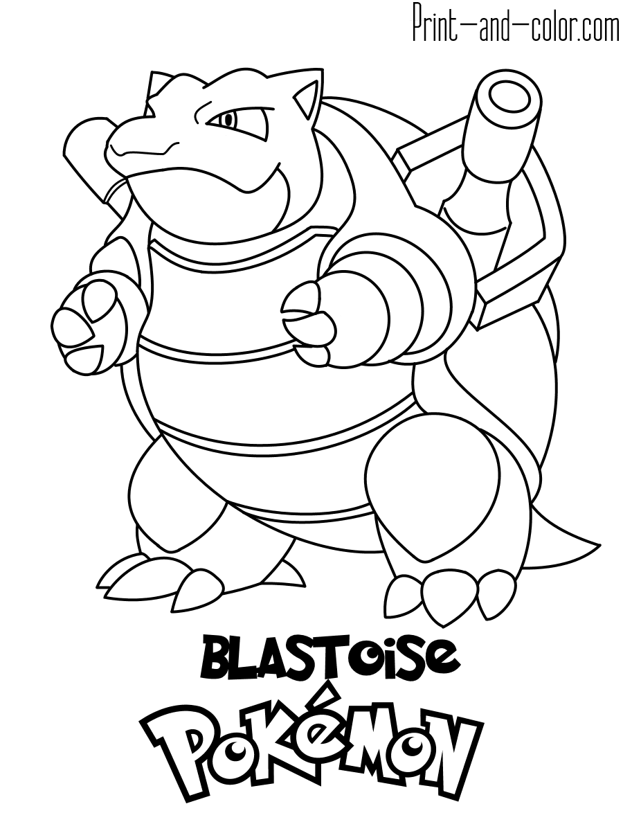 Download Pokemon coloring pages | Print and Color.com