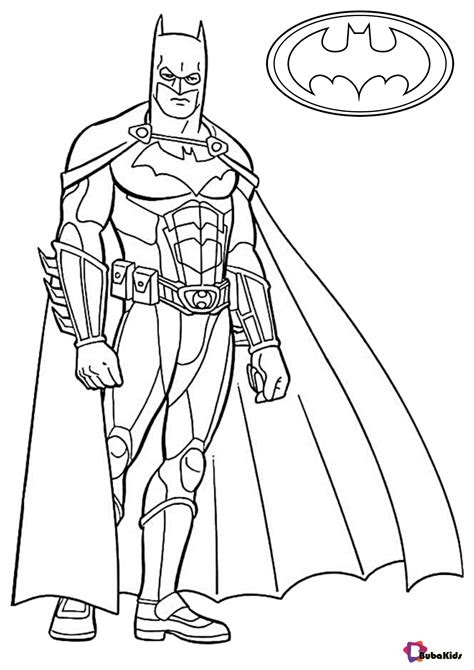  free coloring pages for kids batman