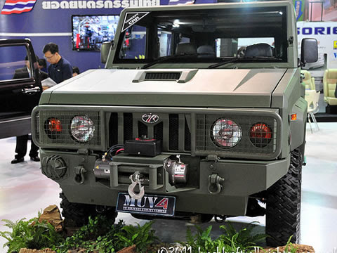 タイ陸軍が採用するトヨタ車がベースの軍用向け軽偵察 パトロール車両 Muv４