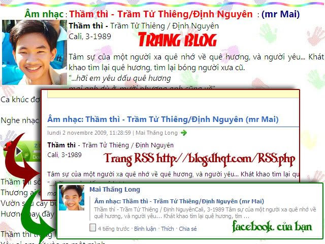 Post tự động bài đăng từ blog lên facebook