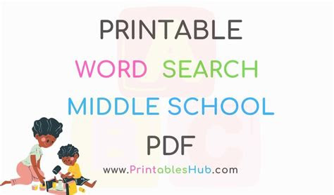 You can play by yourself or use it with your kids at home. free printable word search puzzles for middle school pdf printables hub