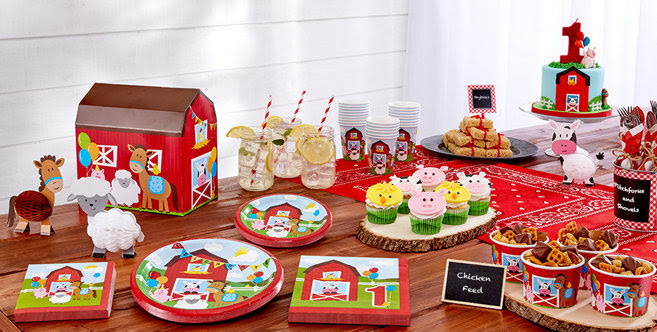Farmhouse Fun 1st Birthday Party Supplies Birthday Farmhouse Fun 1st Birthday Party Supplies Birthday