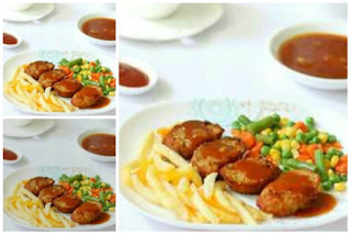 Resep Galantin Daging Sapi Saus Asam Manis Masakan Rumah