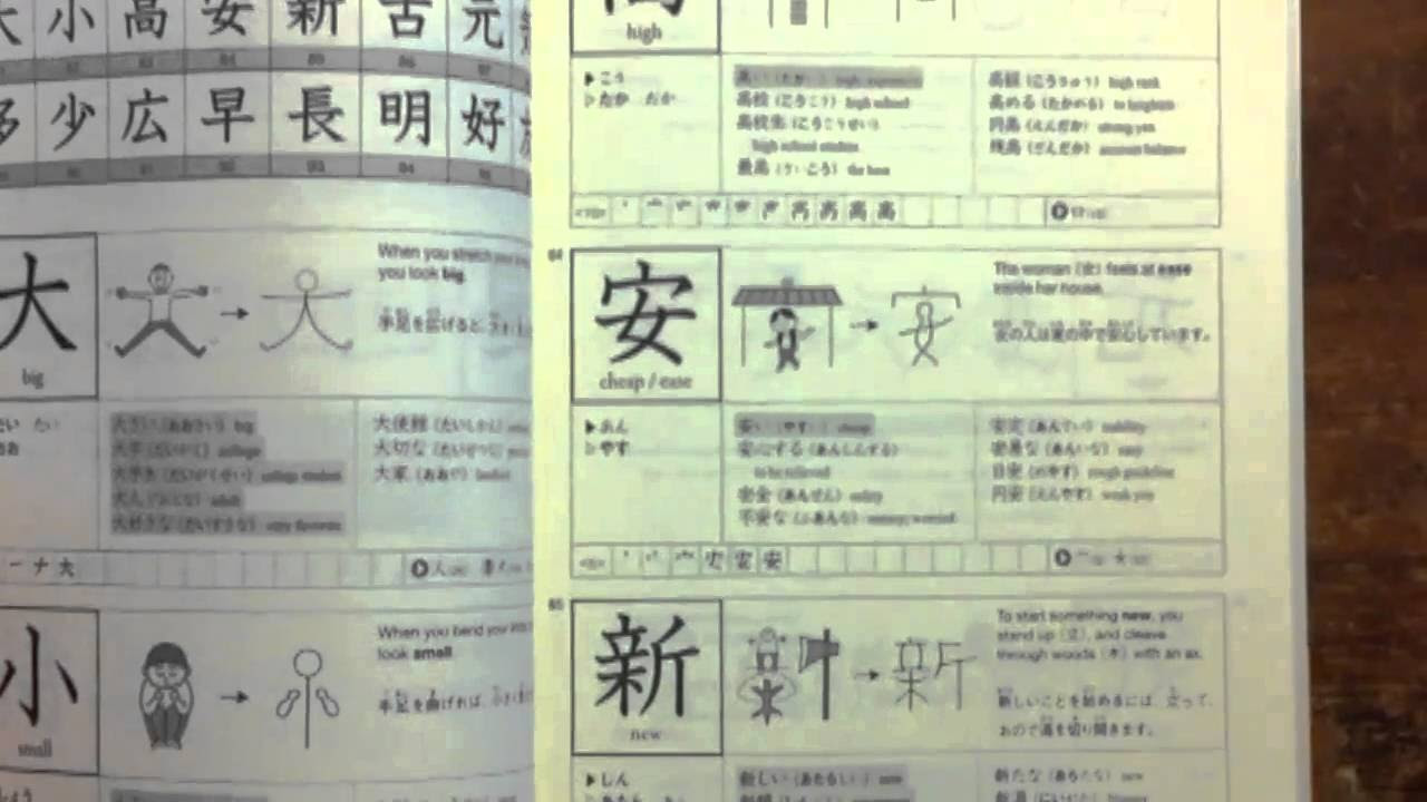 Kanji Look and Learn Textbook Review - YouTube