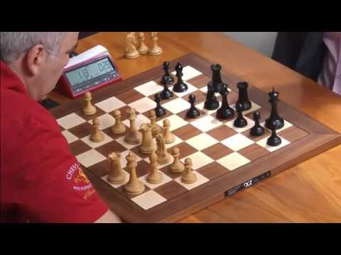 Karjakin has 2 second and winning position but suddenly Kasparov sacrificed his knight