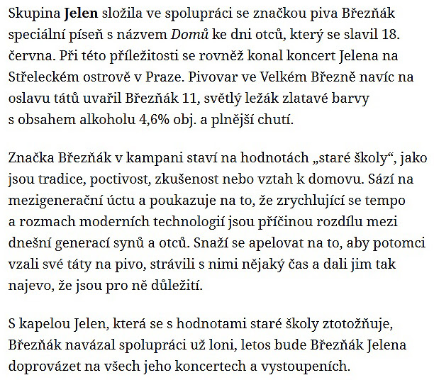 Breznak A Jelen Jdou Domu Roreczech O Reklame