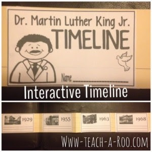 Martin Luther King Jr Timeline Activity Teach A Roo