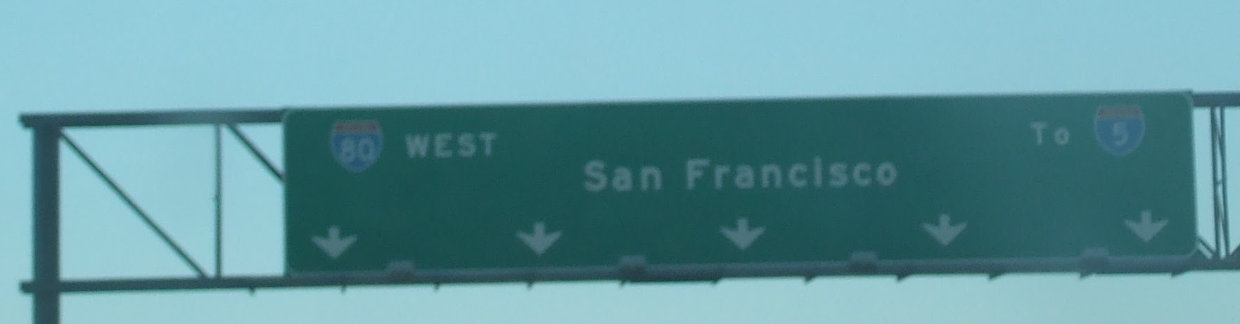 Five of the lanes head to San Francisco