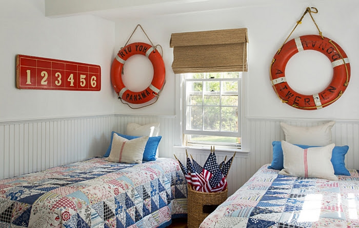 Decorating with Red, White, and Blue - Town & Country Living