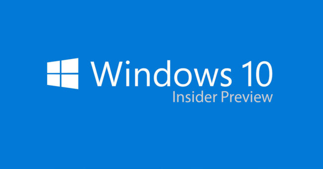 Apertura Windows 10 Insider Preview