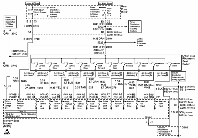 power seat control - General Cadillac Forums - CaddyInfo Cadillac Forum