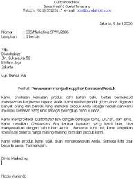 Contoh surat penawaran, permintaan, dan kerja sama