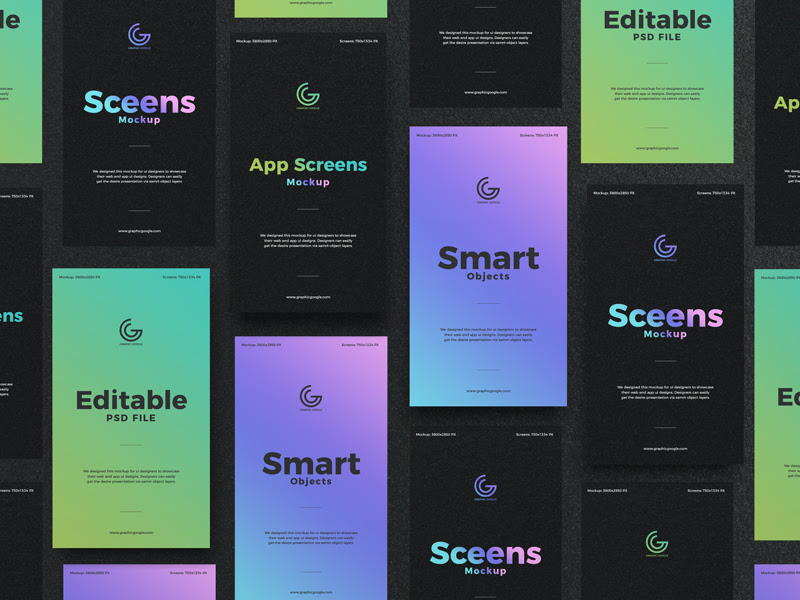 Free Screens Mockup For UI - Graphic Google - Tasty Graphic Designs CollectionGraphic Google ...