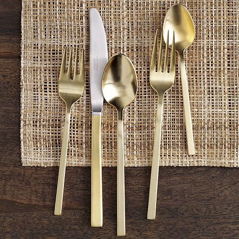 Gold Flatware 5-pc. Place Setting | west elm
