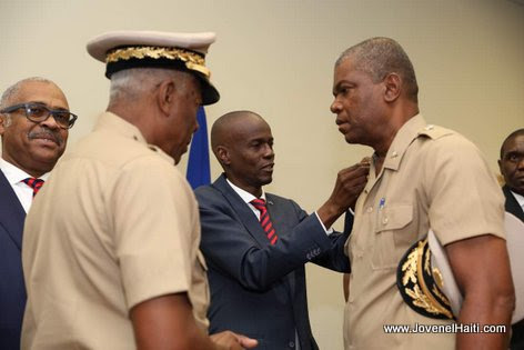 Haiti President Jovenel - Installation du Haut etat-major des Forces armees d’Haiti