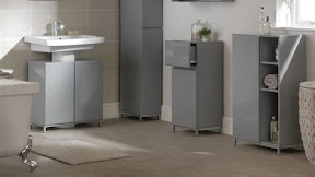 Upgrade Your Bathroom Style with a Sleek Grey Bathroom Cabinet - Stylish and Functional