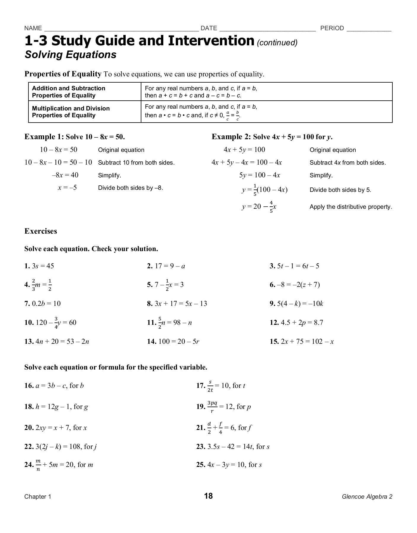 Linear Equations And Inequalities Packet Flip Ebook Pages 1 10 Anyflip Anyflip