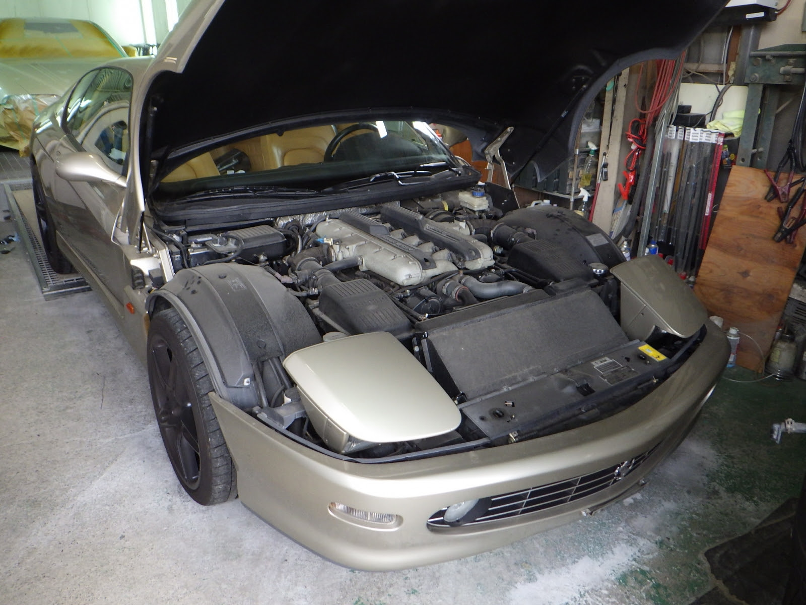 フェラーリ456mgtaのサンバイザー交換 救世主のブログ