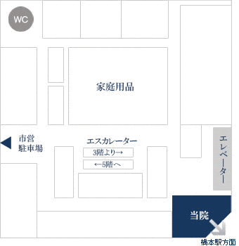 アクセス 橋本駅北口近くの歯科 橋本駅前歯科クリニック
