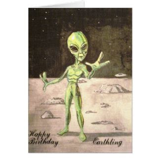 Perfect for friends & family to wish them a happy birthday on their . alien birthday cards photocards invitations more