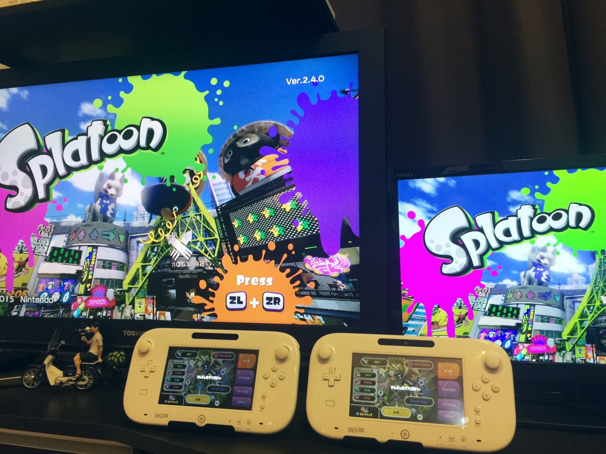年末にスプラトゥーンをwii U本体ごと買ってテレビ周りも整理 るるぷらす
