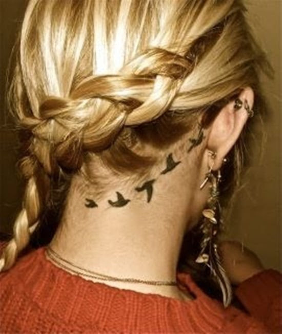  ear back tattoo (15) 