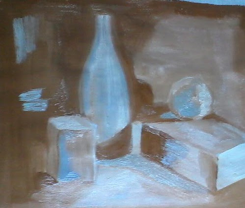 still life study in oii by dibujandoarte