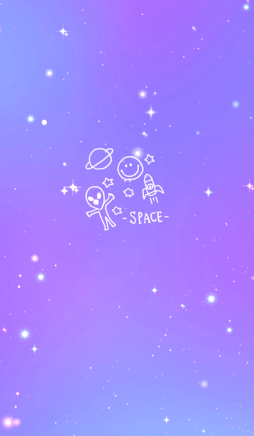かわいい宇宙な感じ Line着せかえ 360円