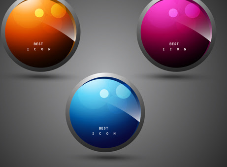 Download Shiny 3d Creative icon vector 02 - Other Icons free download